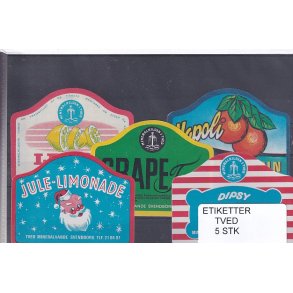 Etiketter - Tved - 5 Stk.