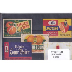 Etiketter - Sdinge - 5 Stk.