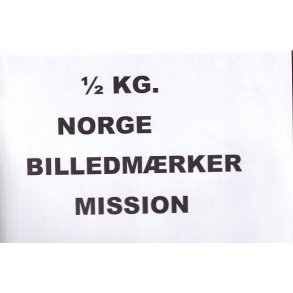 Norge � KG. Billedm�rker - Mission - Forseglet Kasse - Ikke fotograferet.