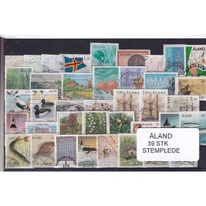 land - 39 Stk.  Stemplet