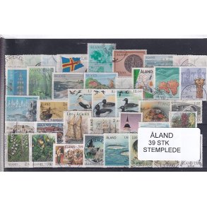 land - 39 Stk.  Stemplet