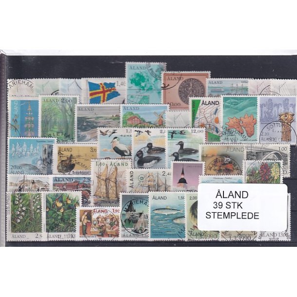 land - 39 Stk.  Stemplet