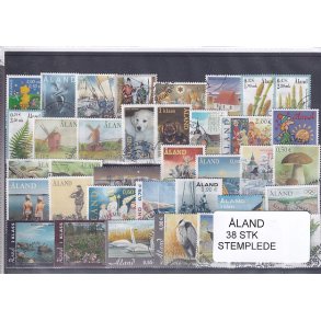 land - 38 Stk.  Stemplet