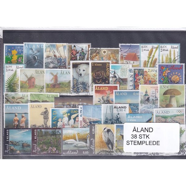 land - 38 Stk.  Stemplet