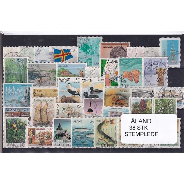land - 38 Stk.  Stemplet