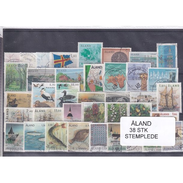 land - 38 Stk.  Stemplet
