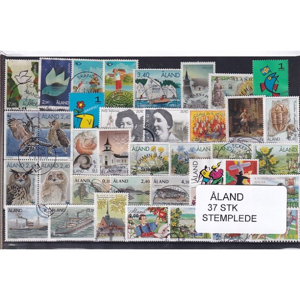 land - 37 Stk.  Stemplet