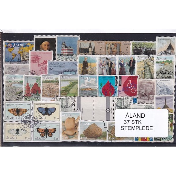 land - 37 Stk.  Stemplet
