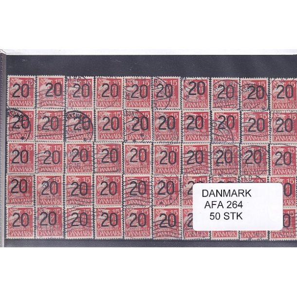 Danmark - Afa 264 - 50 Stk.  - Stemplet