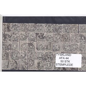 Tyskland - AFA 44 - 50 Stk. Stemplet