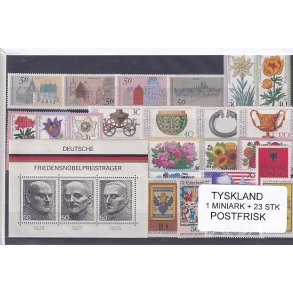 Tyskland Samling - 1 Miniark + 23 stk. - Postfrisk