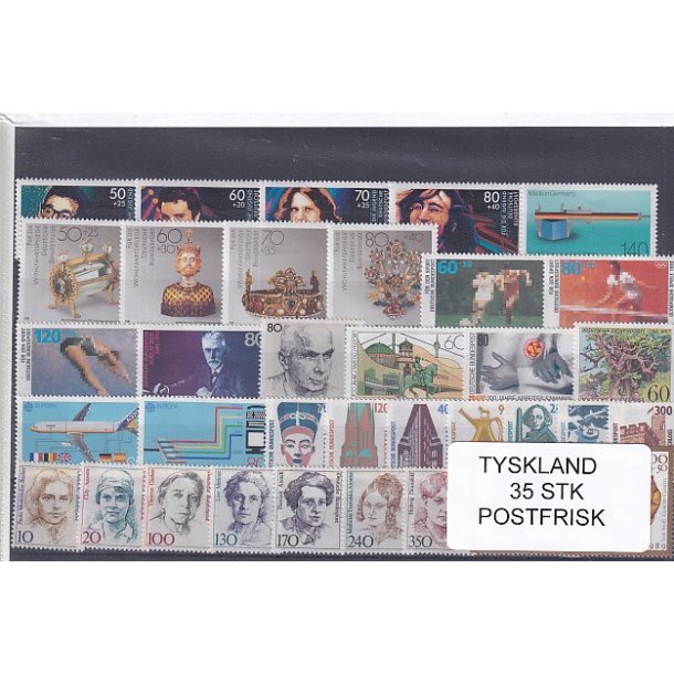 Tyskland Samling - 35 stk. - Postfrisk