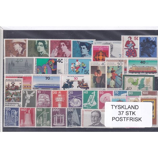 Tyskland Samling - 37 stk. - Postfrisk