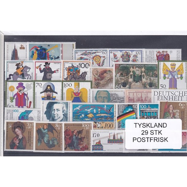 Tyskland Samling - 29 stk. - Postfrisk