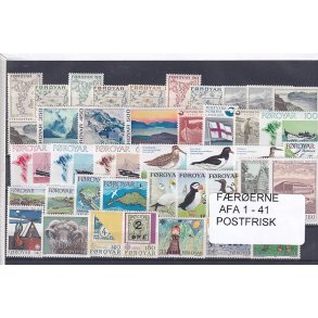 F�r�erne - AFA 1 - 41 - Postfrisk