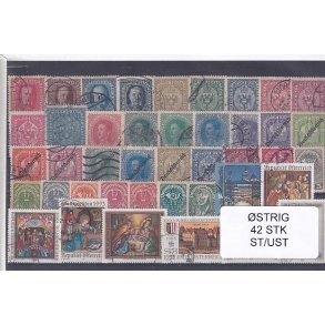 strig Samling - 42 Stk. Stemplet/Ustemplet