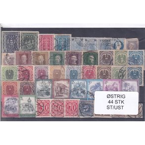 strig Samling - 44 Stk. Stemplet/Ustemplet
