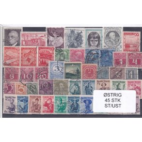 strig Samling - 45 Stk. Stemplet/Ustemplet