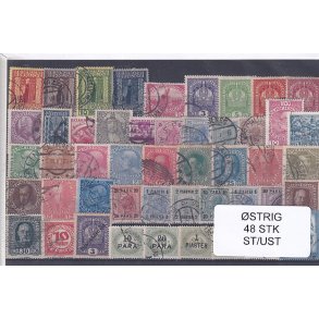 strig Samling - 48 Stk. Stemplet/Ustemplet