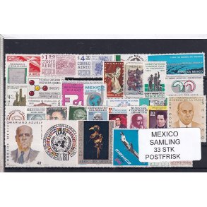Mexico Samling - 33 Stk. Postfrisk