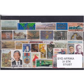 Syd Afrika Samling - 31 Stk. Stemplet/Ustemplet