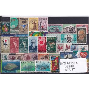 Syd Afrika Samling - 39 Stk. Stemplet/Ustemplet