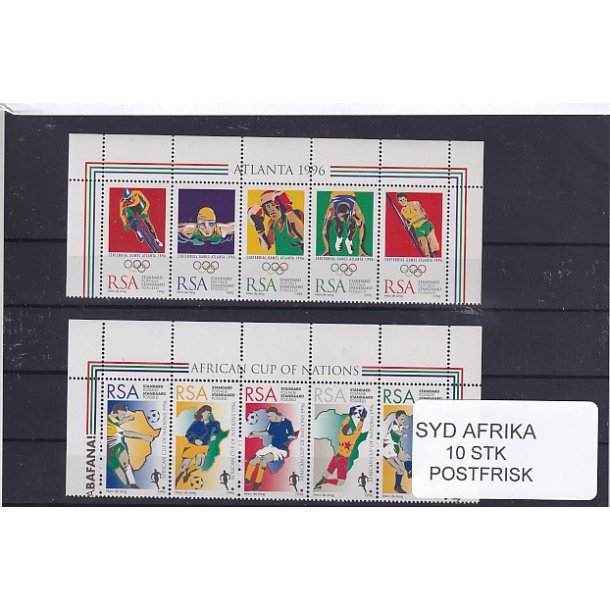Syd Afrika Samling - 10 Stk. - Postfrisk