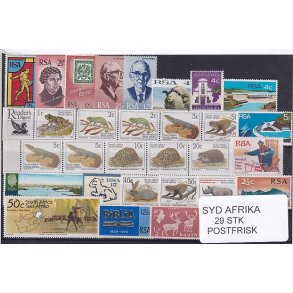 Syd Afrika Samling - 29 Stk. - Postfrisk