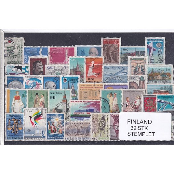 Finland Samling -  39 Stk. Stemplet/Ustemplet
