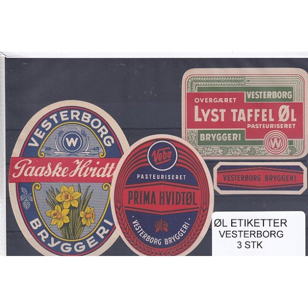 l Etiketter - Vesterborg 3 Stk.