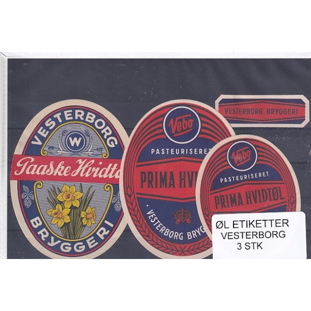 l Etiketter - Vesterborg 3 Stk.