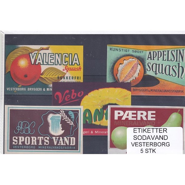 Etiketter - Vesterborg 5 Stk.
