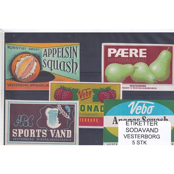 Etiketter - Vesterborg 5 Stk.