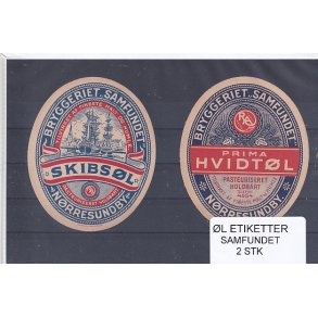 l Etiketter - Samfundet  2 Stk.