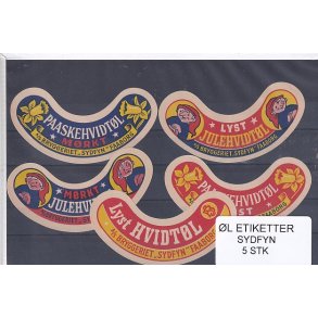Stakit l Etiketter - Sydfyn  5 Stk.