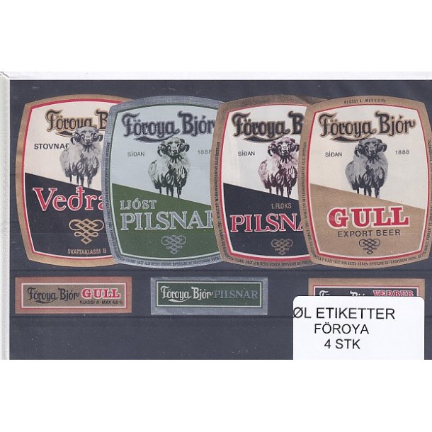 l Etiketter - Froya - 4 Stk.