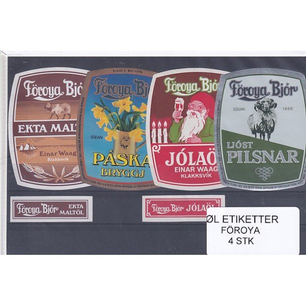 l Etiketter - Froya - 4 Stk.