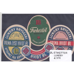l Etiketter - Lundby  4 Stk.