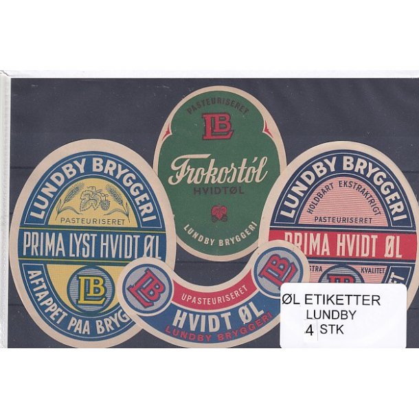 l Etiketter - Lundby  4 Stk.