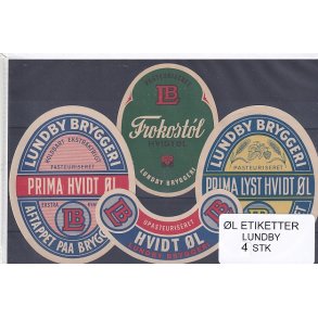 l Etiketter - Lundby  4 Stk.