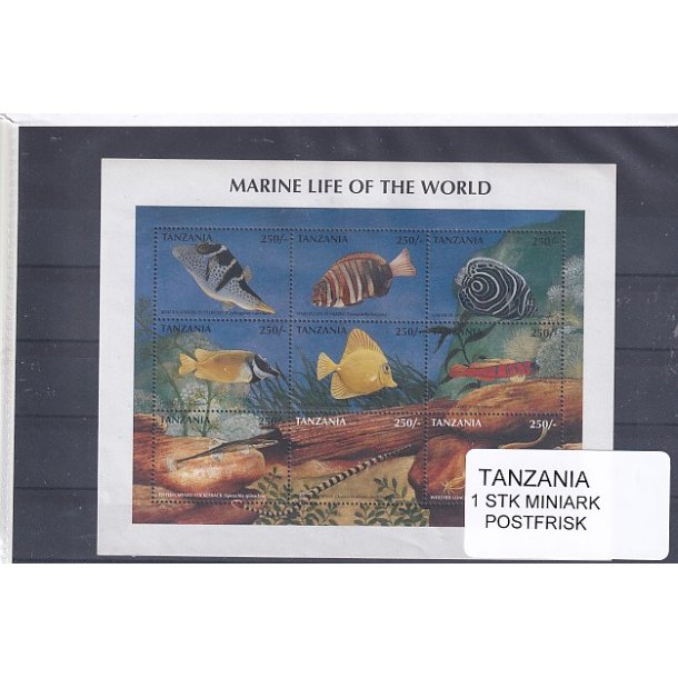 Tanzania - 1 Stk. Miniark - Postfrisk