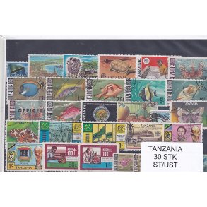 Tanzania - 30 Stk.  - Stemplet/Ustemplet