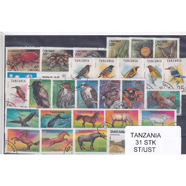 Tanzania - 31 Stk.  - Stemplet/Ustemplet
