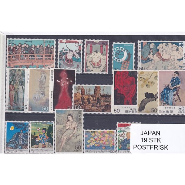 Japan Samling - 19 Stk. Postfrisk