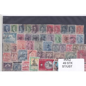 Irak Samling - 49 Stk. Stemplet/Ustemplet