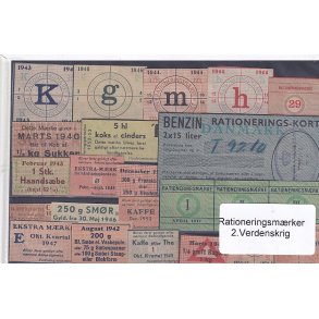 Rationeringsmrker - 2. Verdenskrig 