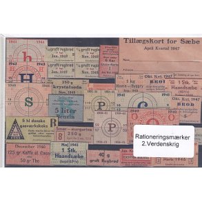 Rationeringsmrker - 2. Verdenskrig 