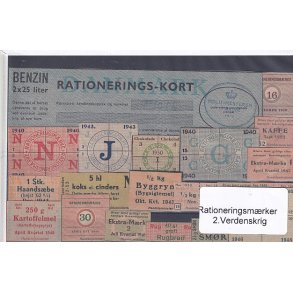 Rationeringsmrker - 2. Verdenskrig 