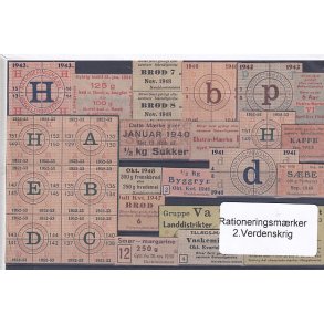 Rationeringsmrker - 2. Verdenskrig 