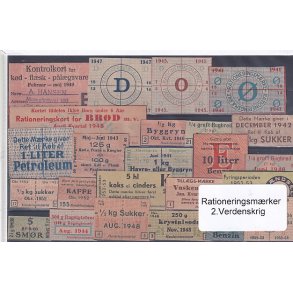 Rationeringsmrker - 2. Verdenskrig 